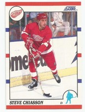 STEVE CHIASSON 1990-91 SCORE CARD MINT CONDITION