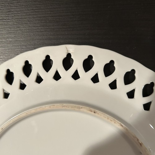 Plato artístico decorativo de porcelana china madre hija orquídea - Imagen 5 de 5