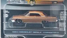 GREENLIGHT LOWRIDERS 1:64 1963 IMPALA SS CONVERTIBLE TOP UP OUT OF PRODUCTION!!!