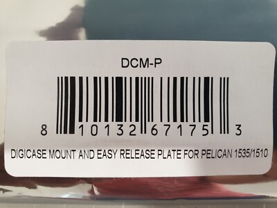 Monture Digicase DCM-P + Plaque Easy Release Pour Coffres Pelican 1535 & 1510 - Neuf Sous Emballage