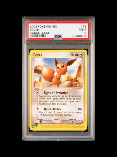 Eevee graded PSA 9 for sale on eBay