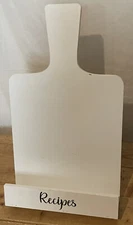 NWT Old East Main Co Recipe book tabletop holder white