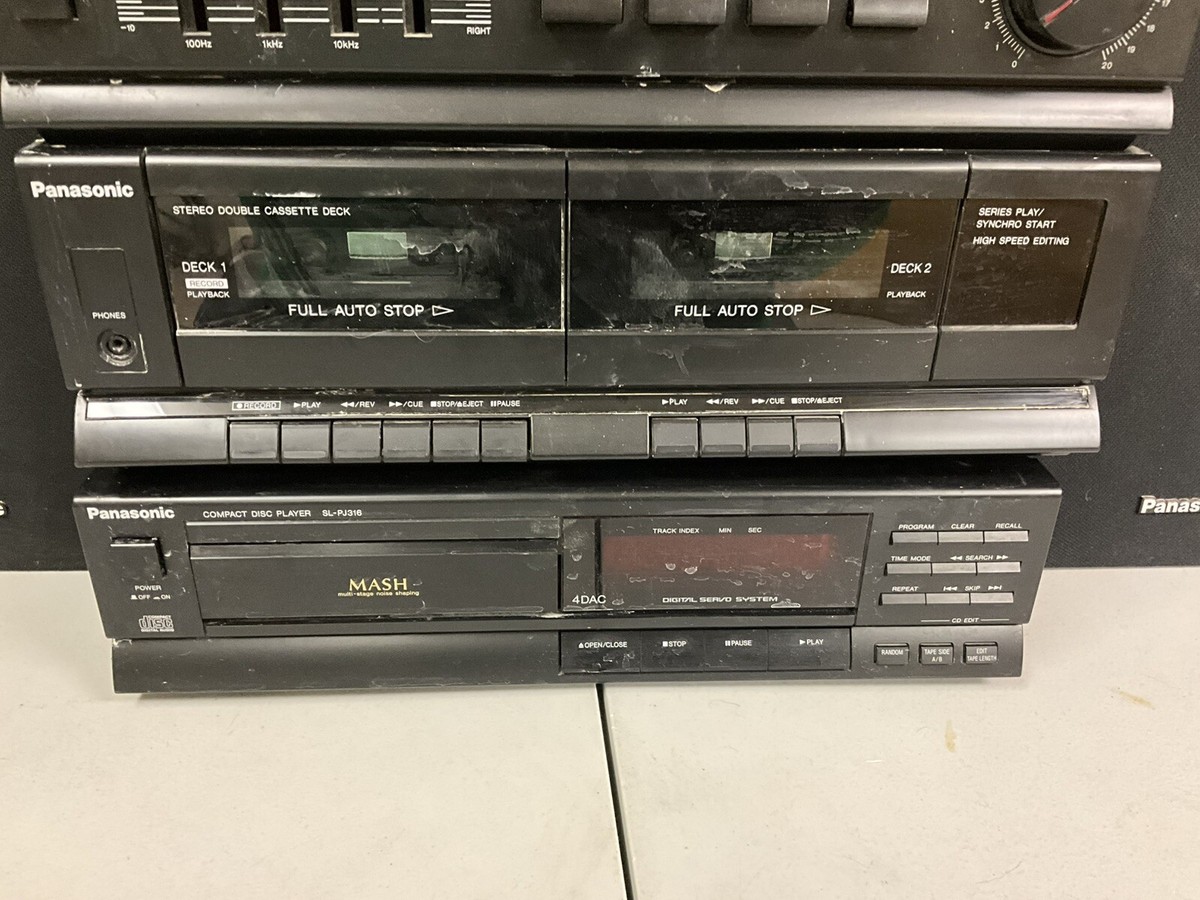 Panasonic SG-HM09A Record Player Turntable Cassette FM/AM & SL