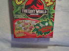1997 THE LOST WORLD JURASSIC PARK CRUNCH CEREAL EMPTY BOX,Velocirapter,dinosaurs — photo 2