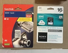Mixed Lot of New  Memory Cards Sandisk Sony Transcend 4GB 16GB 32GB