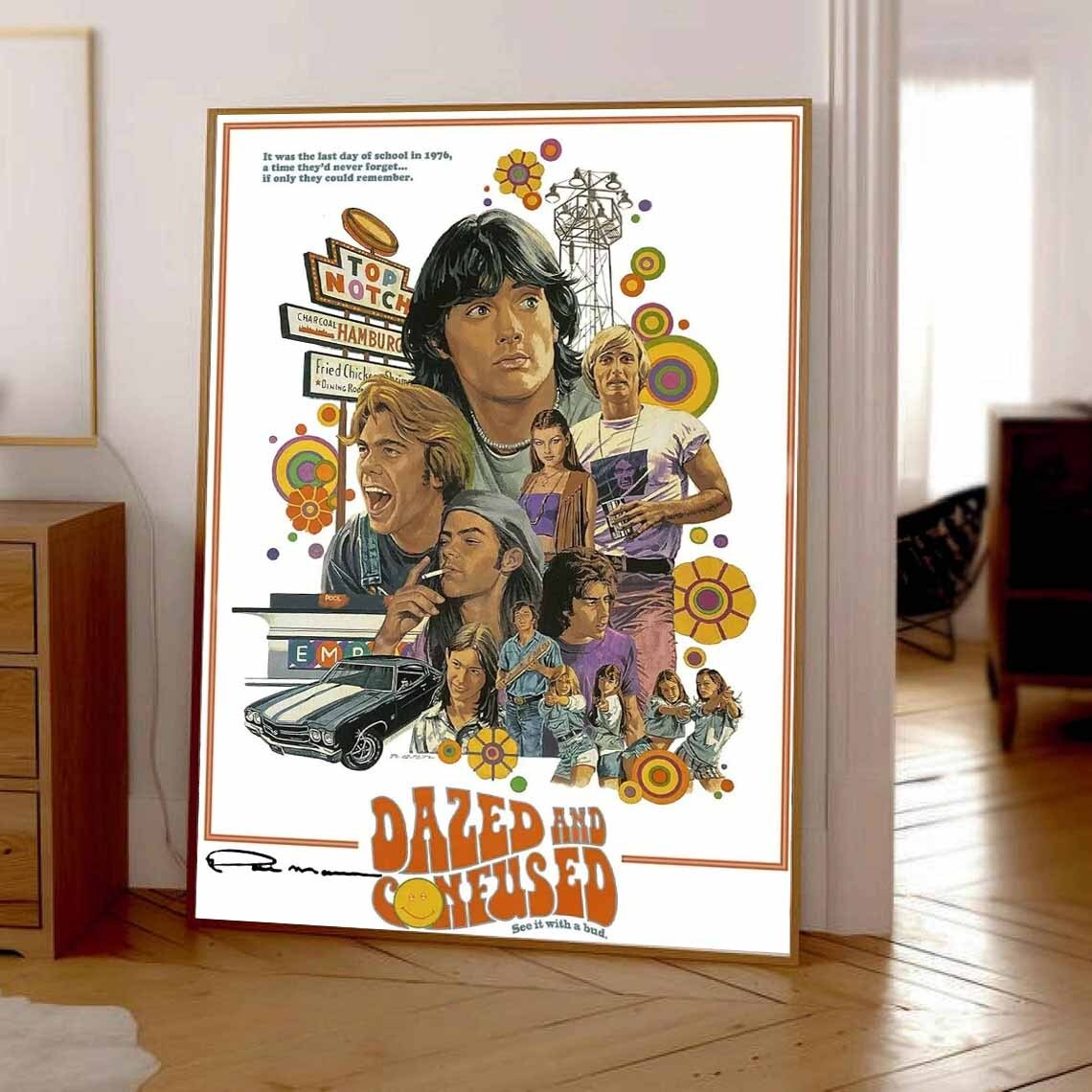 Dazed and Confused 映画 ムービー ポスター DAZED AND CONFUSED by Paul Mann – RARE PRINTS AND POSTERS