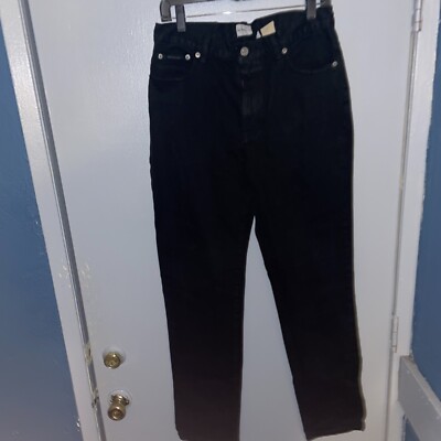 Calvin Klein Black Power Stretch Skinny Crop Slim Fit Jeans Size C