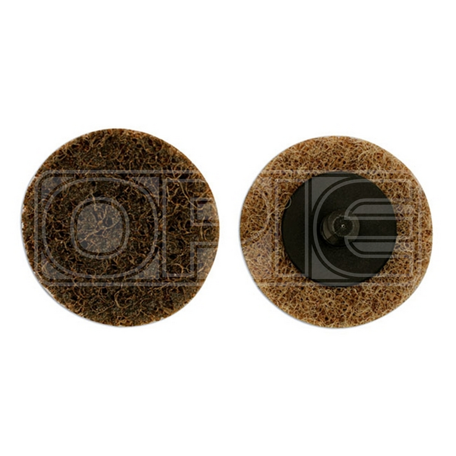 Quick Lock Polishing Finishing Discs - 50mm Medium - Pack of 25 - Abracs WQD151N