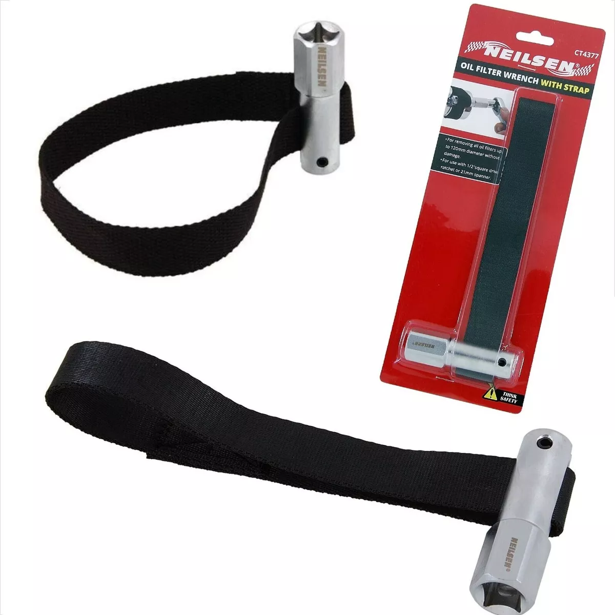 Oil Filter Strap Wrench Removal Tool Removing 1 2