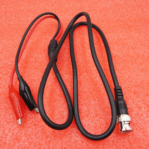 BNC Male to Dual Alligator Clip Q9 Oscilloscope Test Probe Cable Lead Cable - Picture 4 of 4