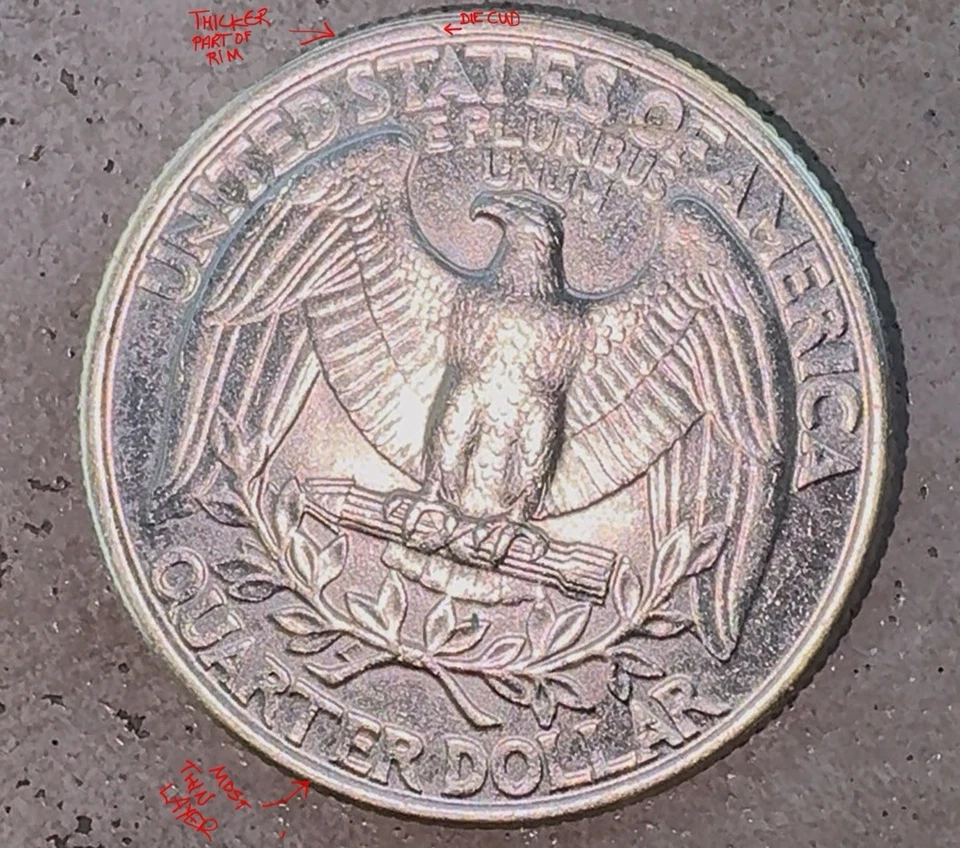 1996 P Double Mint Mark; DDO/DDR POSSIBLY Washington QUARTER - Image 2 of 4