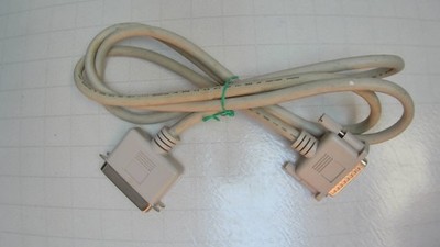 DB25 Parallel Male to CN36 Centronics PC Printer Cable - 6 ft - Untested