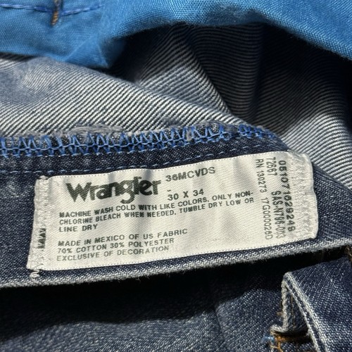 Wrangler Jeans Mens 30x34 Cool Vantage Cowboy Cut Slim Fit Premium Performance - Picture 5 of 9