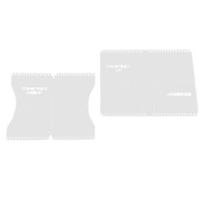 Leather Bag Stencil Leather Craft Pattern Stencil Clear Acrylic Template