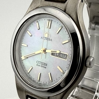 Citizen Attesa Solar Titanium Analog Mens Wristwatch Timepiece B800-K17918