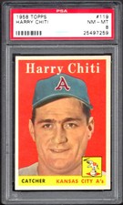 1958 Topps Harry Chiti #119 PSA 8