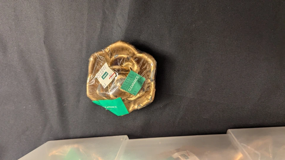 Lot of 15 Gold Rose Flower Floating Candles 3" - Image 2 of 3