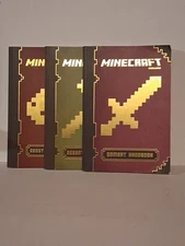 Minecraft Redstone , Combat , & Essential Handbooks ! Great Condition!