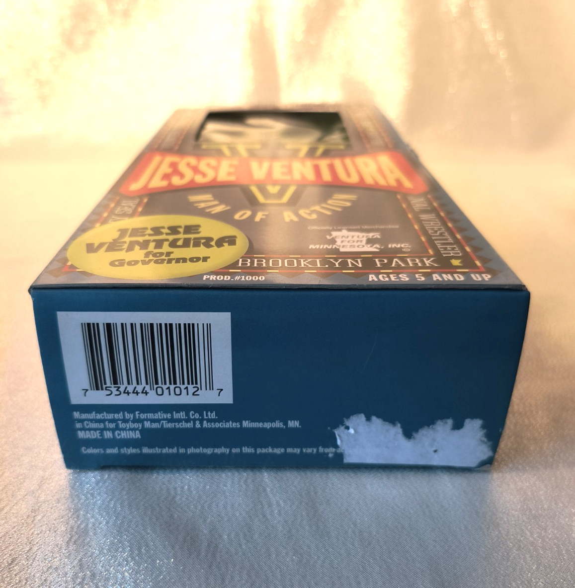 Jesse Ventura For Governor 1999 NIB Man Of Action Figure Volunteer FB Coach MN thumbnail 9