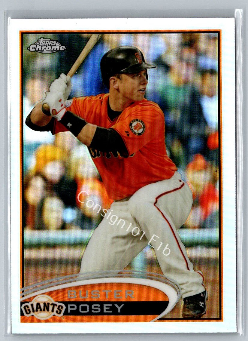 2012 Topps Chrome #24 Buster Posey Refractors