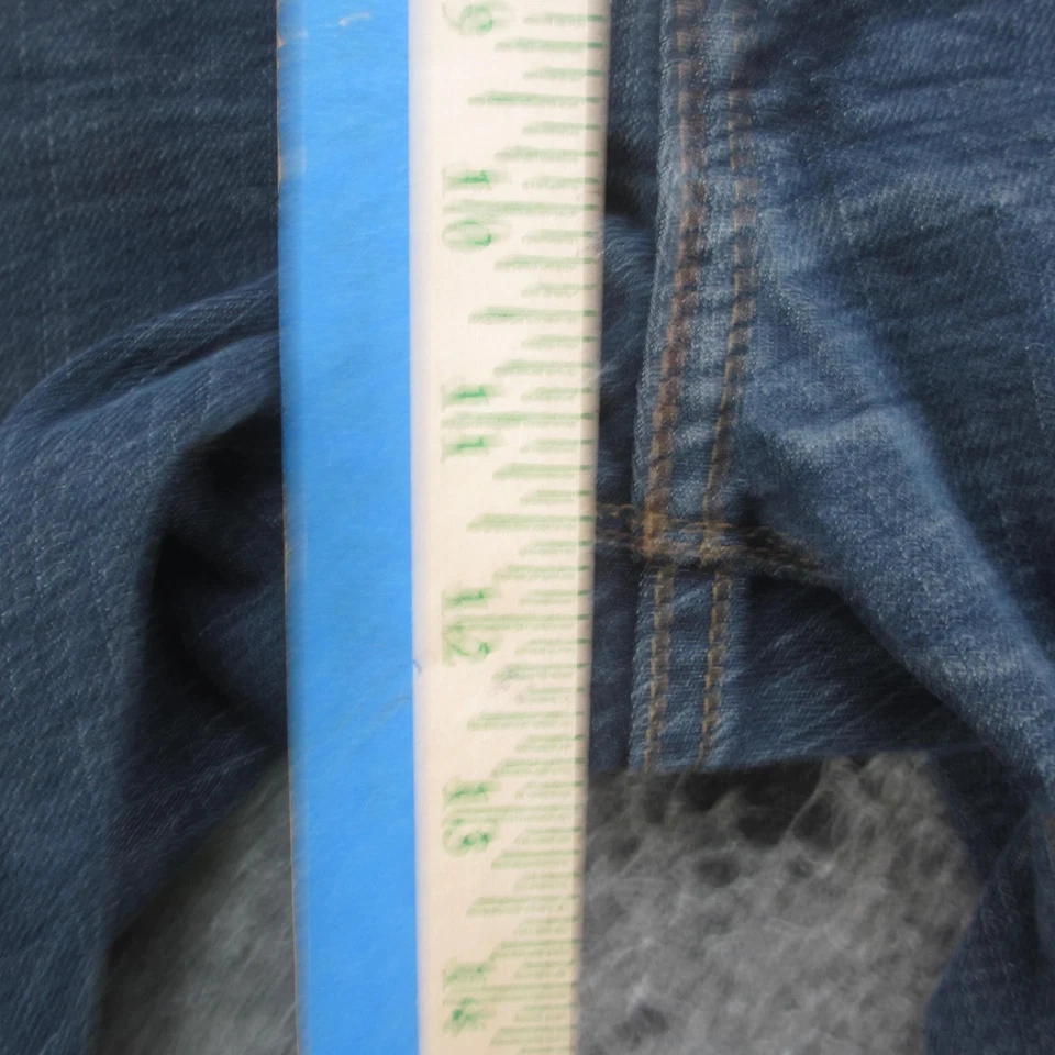 Pantalones de mezclilla Denizen From Levis para hombre 36x30 azul 232 ajustados calce recto lavado medio Foto 4 de 4