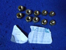 New Sc Parts Group Brass Manifold Nuts 10 Spridget Mgb Bmc Ab Engines 26185