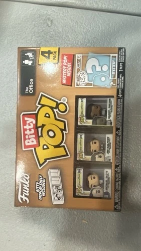 The Office Funko Bitty Pop! Michael Scott, Jim Halpert, Darryl Philbin + Mystery