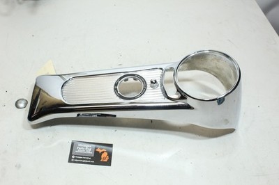 04-07 Harley Road King Custom OEM Chrome Fuel Tank Bezel Dash Cover 