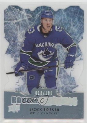 2017-18 Upper Deck Rookie Breakouts 18/100 Brock Boeser #RB12 05n5