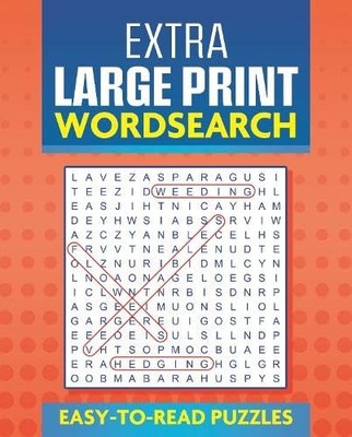 Extra Large Print Wordsearch: Easy t..., Saunders, Eric