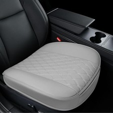 Wuyaoyao Leather Car Seat Bottom Covers Anti-slip Front Covers For Gray
