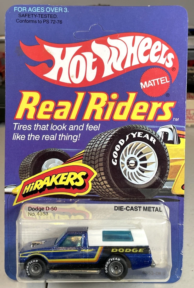 Hot Wheels Real Riders Vintage Manufacture Diecast Cars, Trucks