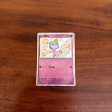 Pokemon Ralts 153/091 Paldean Fates Shiny Rare Holo Card TCG 2024 PAF Psychic EN