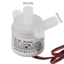 `1 Pcs White Food Grade Brushless Water Pump 12V DC 6W For Instruments
