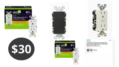 15 Amp 125-Volt Duplex SmarTest Self-Test SmartlockPro Tamper Resistant GFCI Out