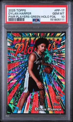 Dylan Harper [Green Foil] #PP-17 2025 Topps Power Player card