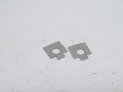 237181 New-No Box; Marel 4266613 Lot-2; Bearing Bolt Lock Plates; SS