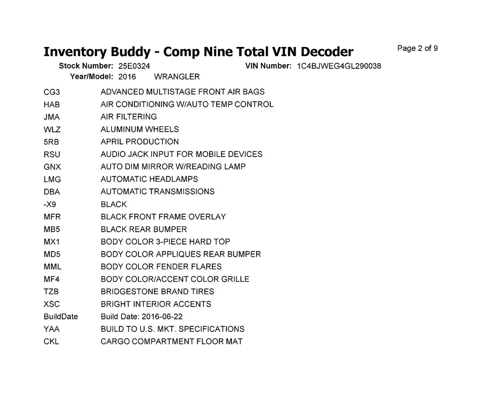 (SOLO RECOGIDA LOCAL) Soporte de núcleo de radiador VIN W cuerpo Jk de 6º dígito se adapta a 07-18 WRA Foto 4 de 4