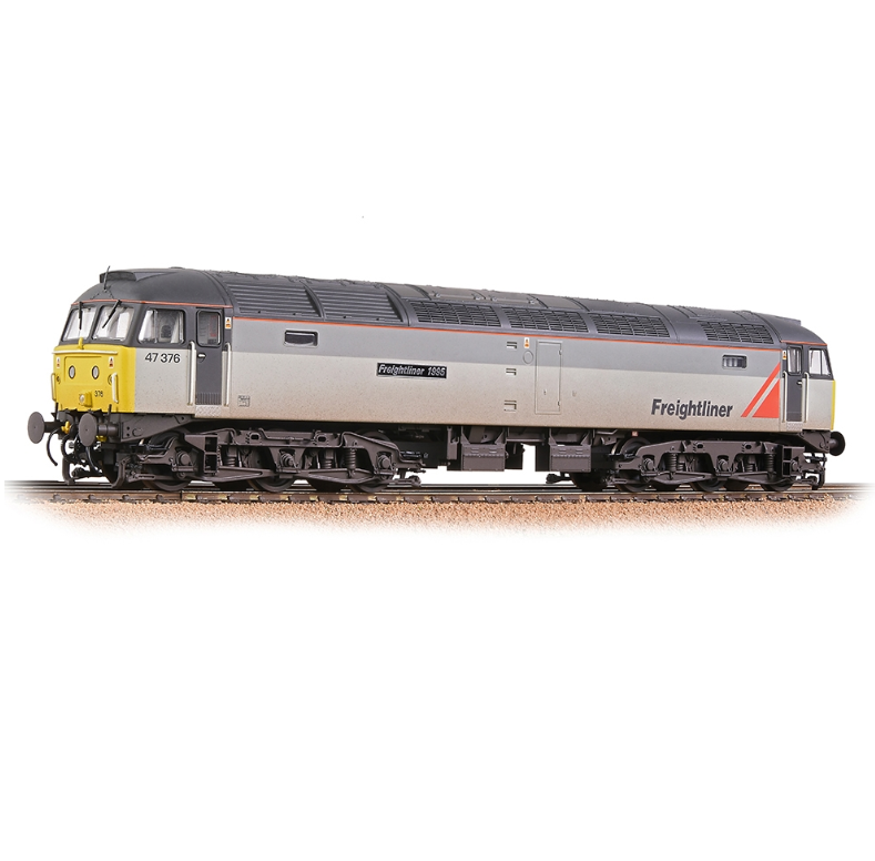 Bachmann 35-430 Class 47/3 47376 Freightliner 1995 Freightliner Grey OO Gauge