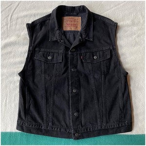 ジャケット・アウター LEVIS VINTAGE CLOTHING BLACK DENIM VEST ジャケット・アウター LEVIS VINTAGE CLOTHING BLACK DENIM VEST