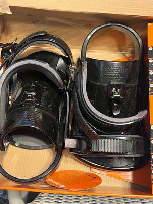 RIDE LX LTD Snowboard Bindings (Size L) Black Chrome With Original Box