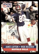 James Lofton 1991 Pro Set #14 Buffalo Bills NFL READ FREE SHIPPING AutographDen