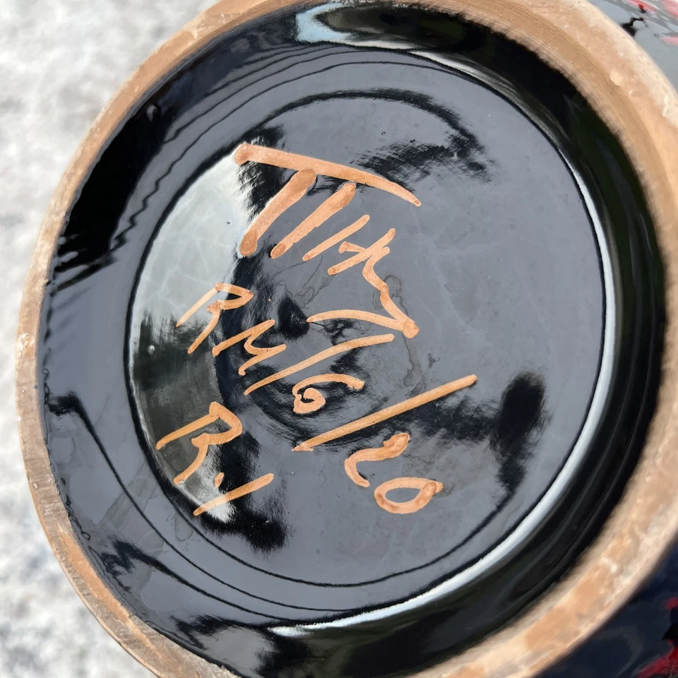 Fratelli Fanciullacci Italy Keramik Übertopf, Reliefdekor, 1960er Jahre - Bild 2 von 3