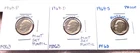 1969-P MINT STATE / 1969-D MINT STATE / 1969-S PROOF ROOSEVELT DIMES