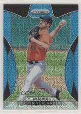 2019 Panini Prizm Tier II Blue Mojo Prizm 96/399 Justin Verlander #164 5m1