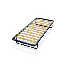 RETE LETTO ESTRAIBILE A DOGHE 80X185 + ROTELLE PIEGHEVOLE APRIBILE SALVASPAZIO S