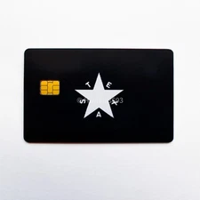 Texas Lone Star Debit/Credit Card Skin –Waterproof Removable Vinyl Sticker Cover