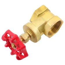 1-1/2" Brass Gate Valve DN40, NPT Thread for Water, Fuel & Gas Flow Control