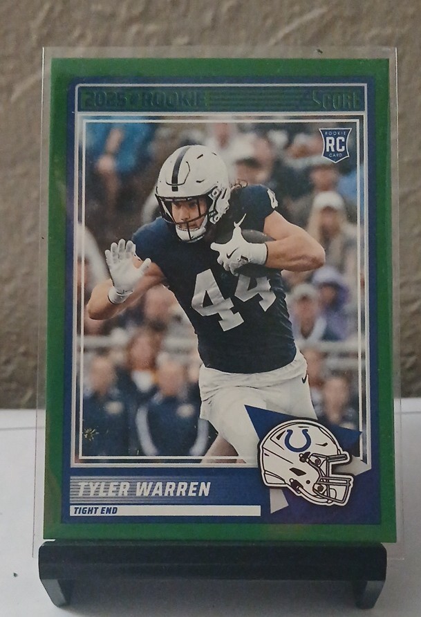 2025 Score - Rookies Tyler Warren #21 Green (RC)