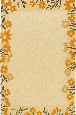 Hand-Tufted Floral Area Rug   Modern Plush Carpet